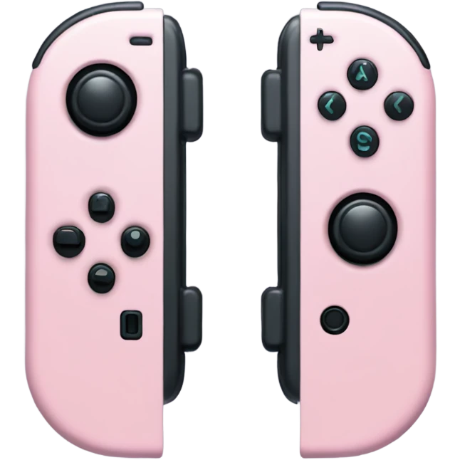 Nintendo Joy-Con light pink emoji