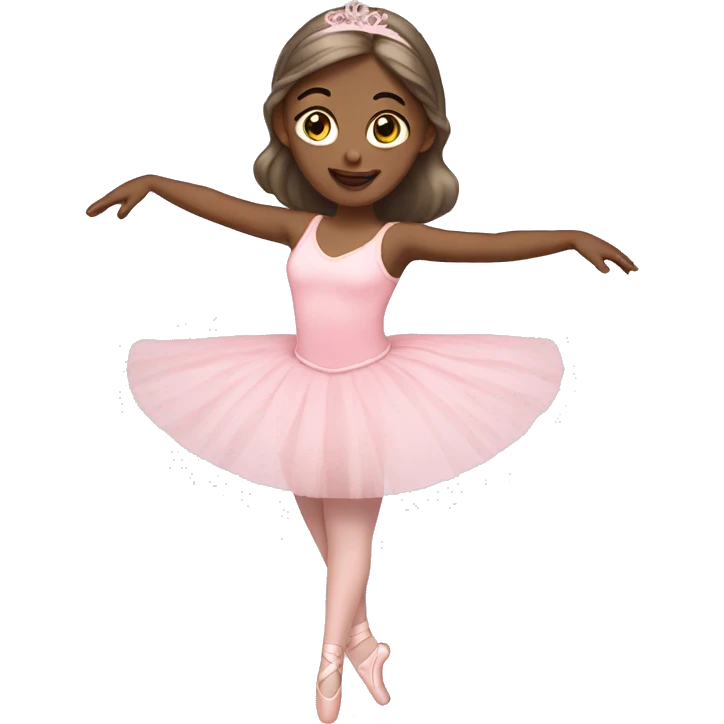 soft pink ballerina  emoji