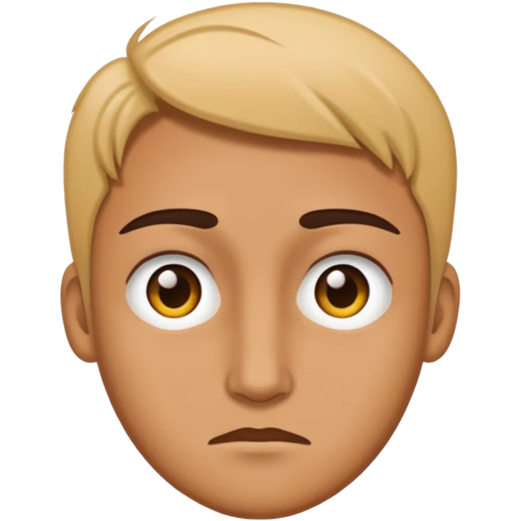 emoji between 😑 and 😳 emoji