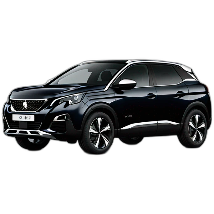 Peugeot 3008 gt line negro emoji