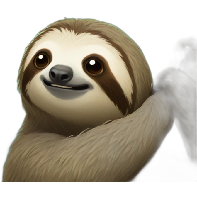 sloth OMG WOW emoji