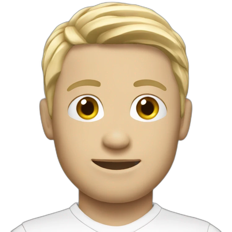 Footballer in white emoji