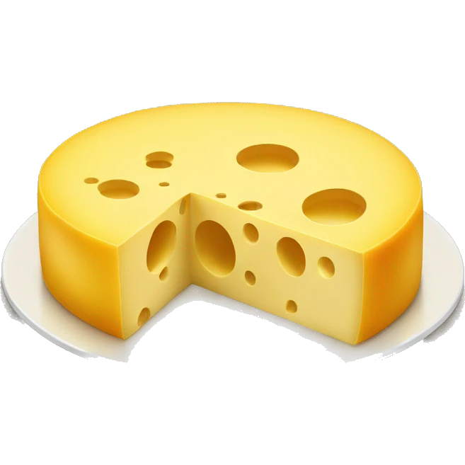 a piece of cheese eating another piece of cheese  emoji
