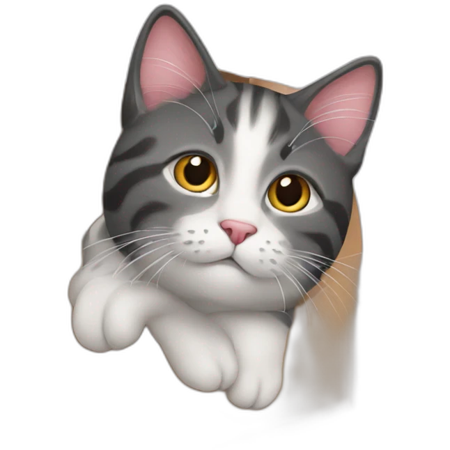 cat from gift box emoji