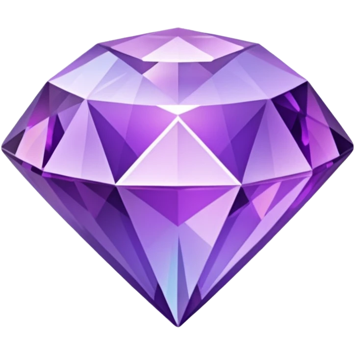 glitter purple crystal diamond emoji
