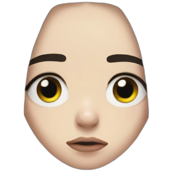 Billie Eilish sad emoji