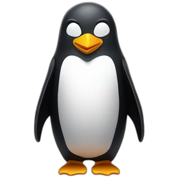 penguin with batman costume emoji