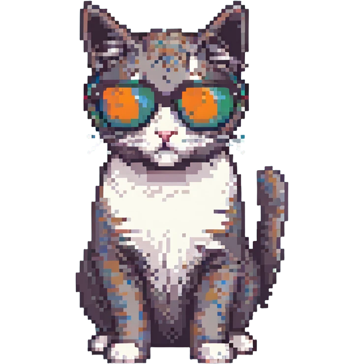 cat wearing sunglasses emoji
