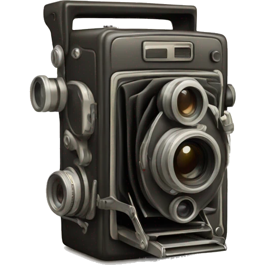 old view camera camera emoji