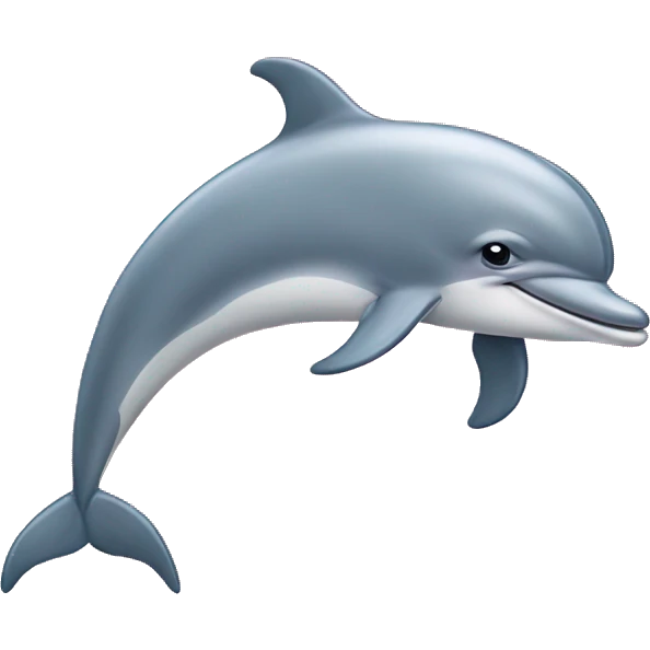 Dolphin with a pink skirt emoji