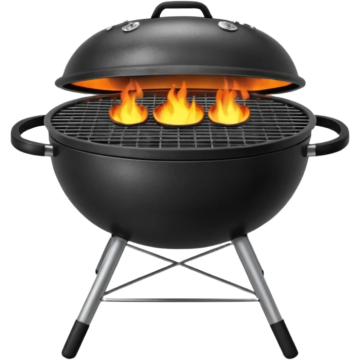 Grill – round charcoal or gas grill emoji