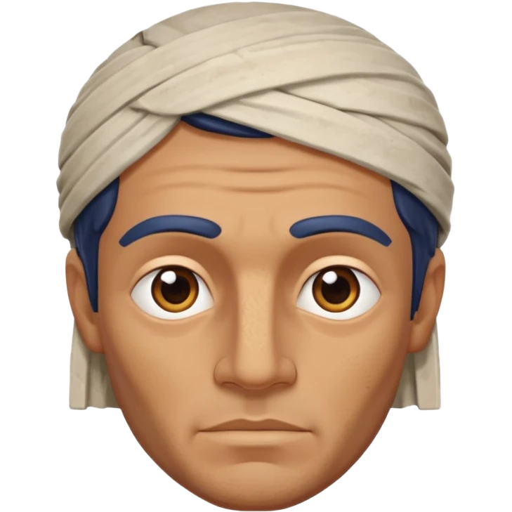 Male santoriny head emoji