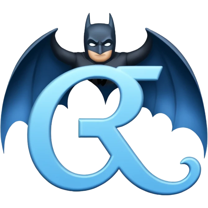 Genera la letra R tipografía gothan ultra en mayúscula de color celeste con un fondo blanco emoji