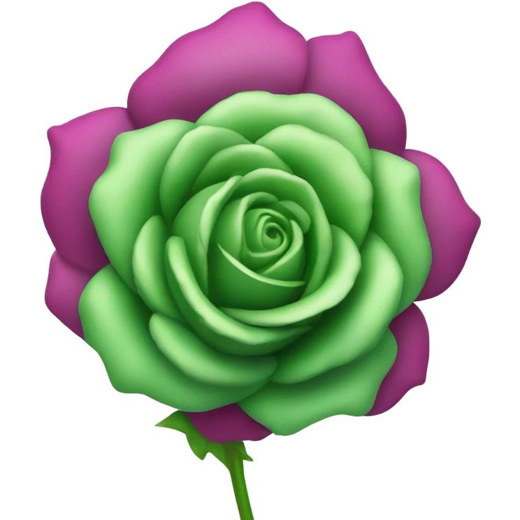 green rose emoji