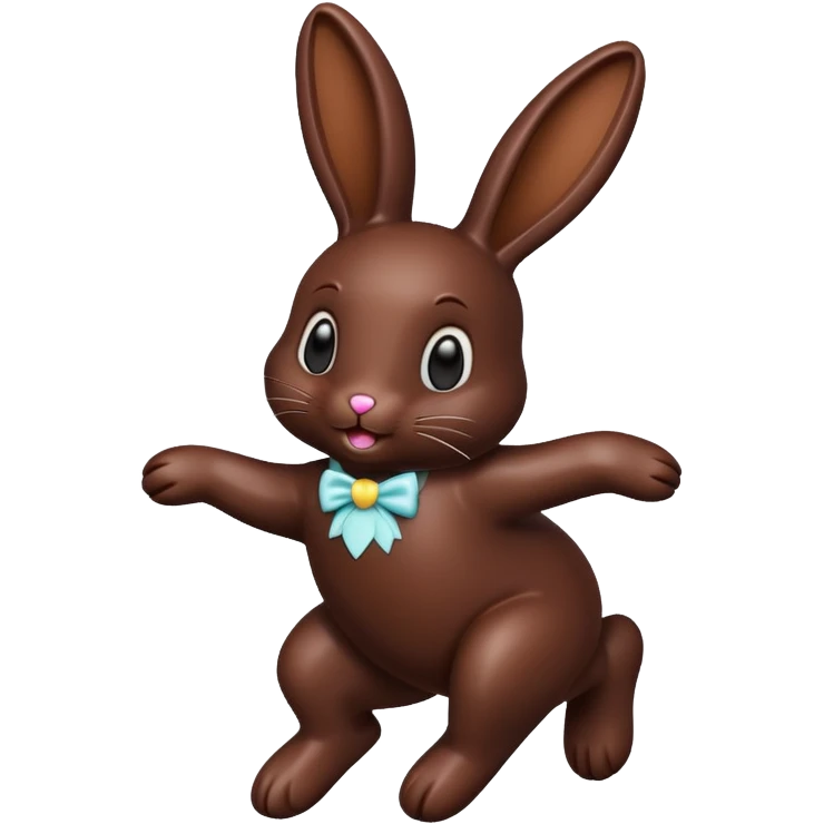 Chocolate bunny Dance emoji