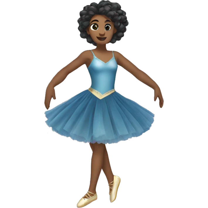 Lobo vestido de bailarina emoji