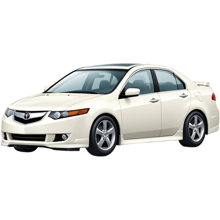 white acura tsx emoji