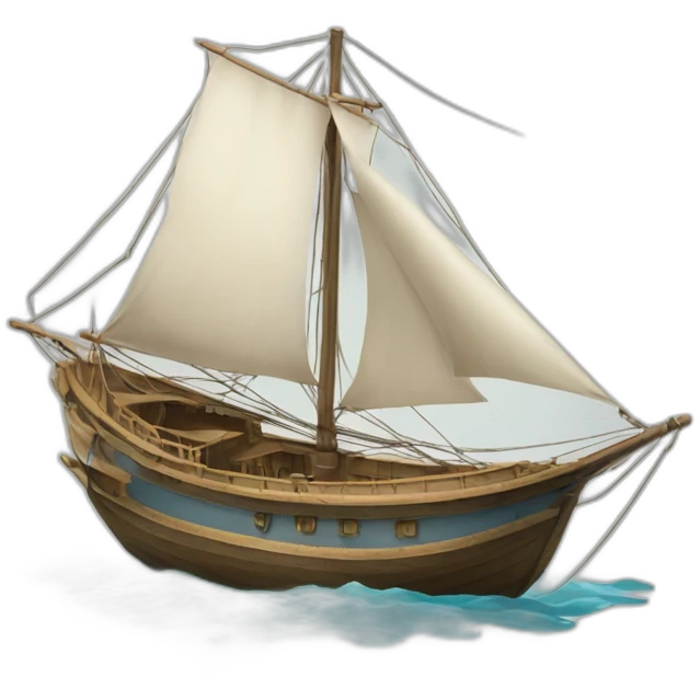 Bateau échoué emoji