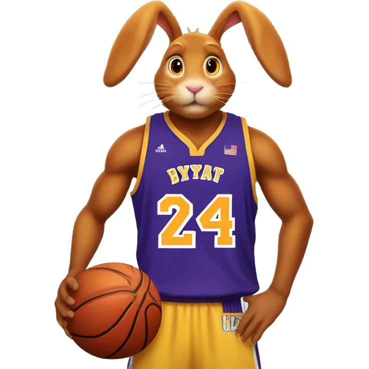 Ginger Bunny Kobe Bryant emoji
