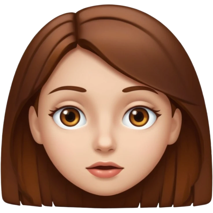 Girl one  eye opened  emoji