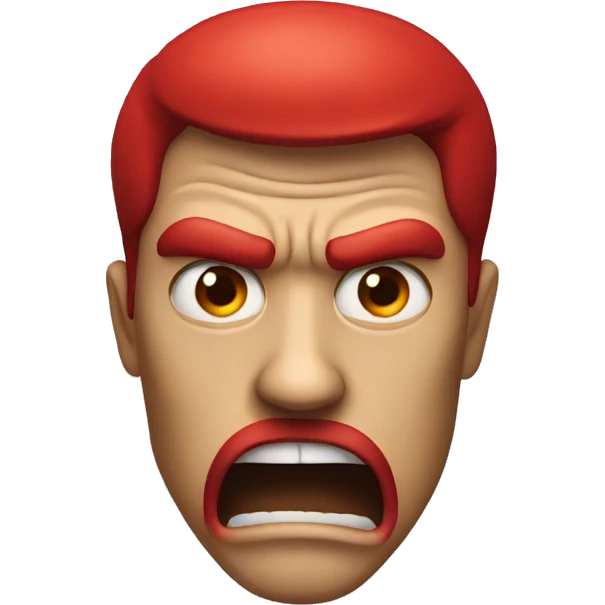 Angry Red Face emoji