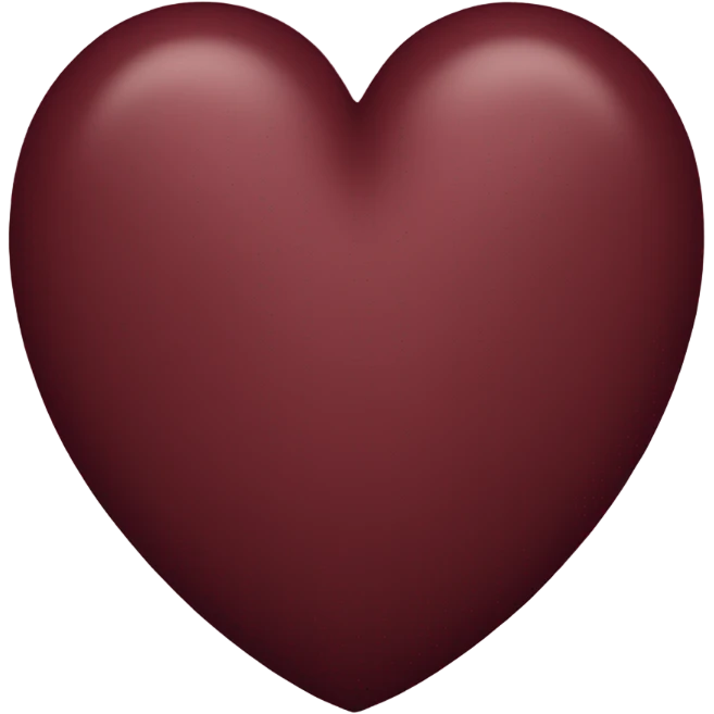 dark red heart emoji