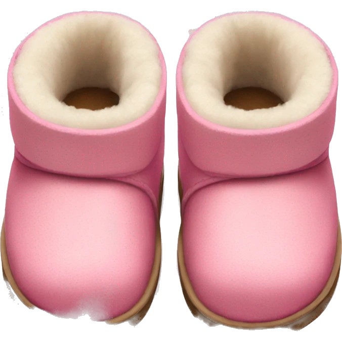 Pink UGG slippers emoji