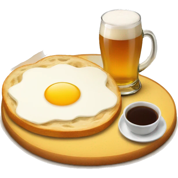 beer and breakfast emoji