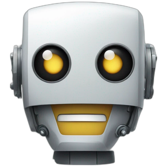 confused robot emoji