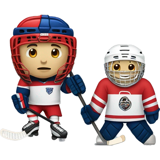 Hockey and lacrosse  emoji