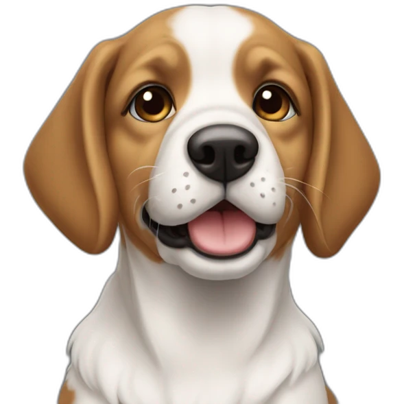 Chiot qui joue emoji