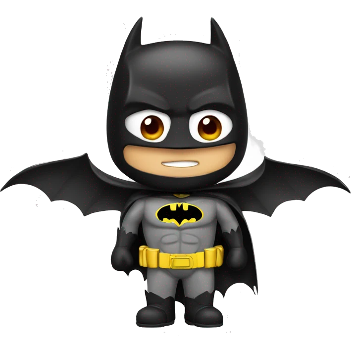 batman with red costume emoji