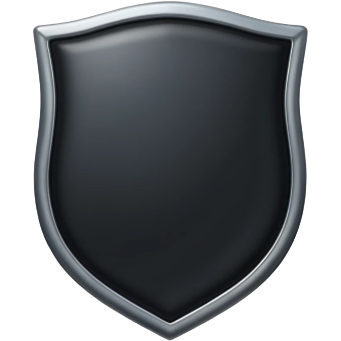 rectangular black shield emoji