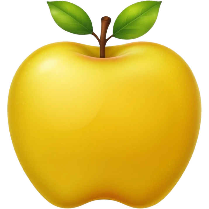 🍏 but yellow emoji