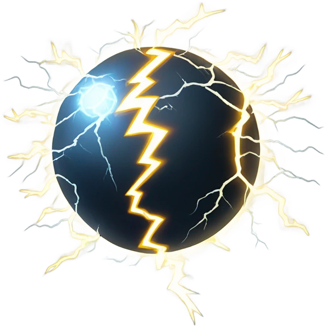 electricity-lightning orb emoji