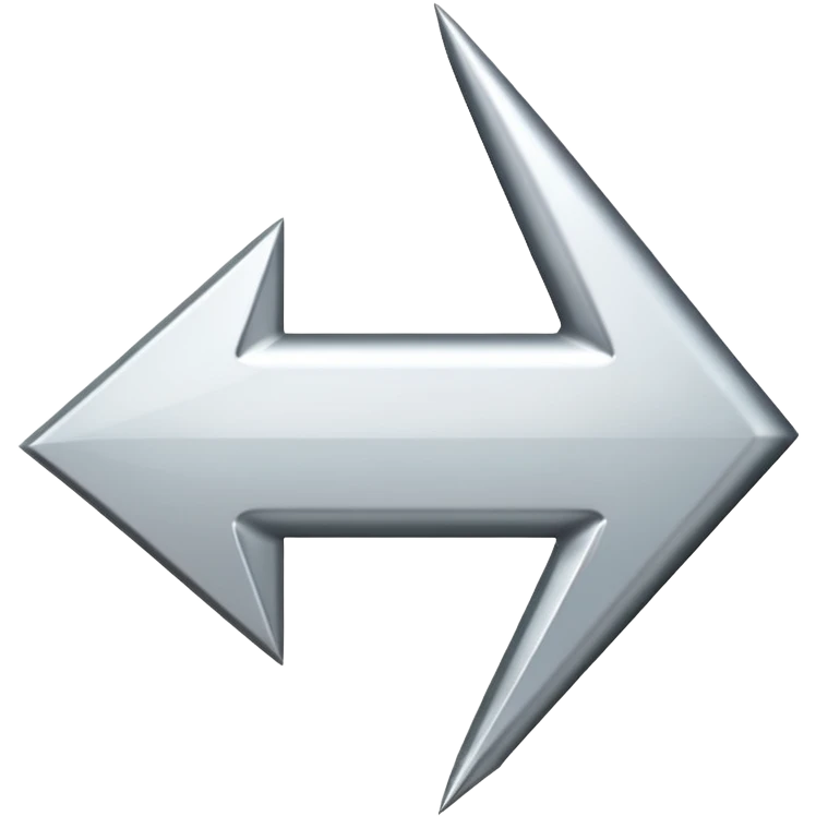 white arrow emoji