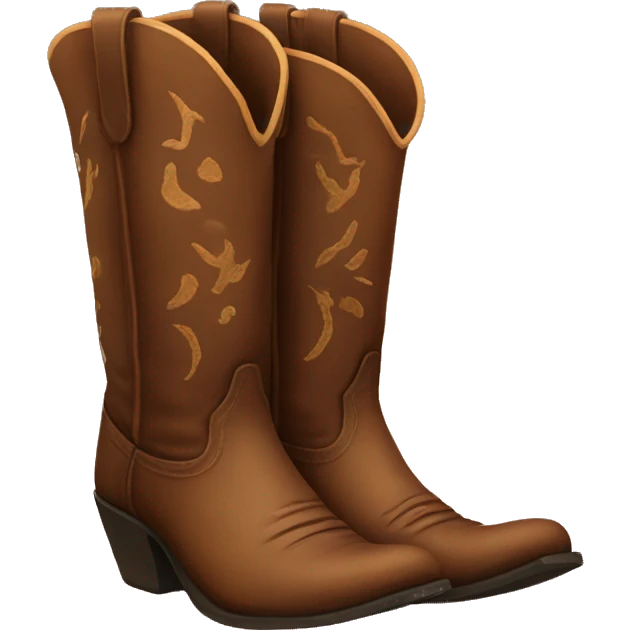 Cowboy boots emoji