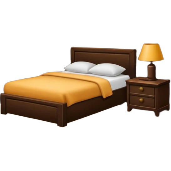 Dark brown Small room emoji