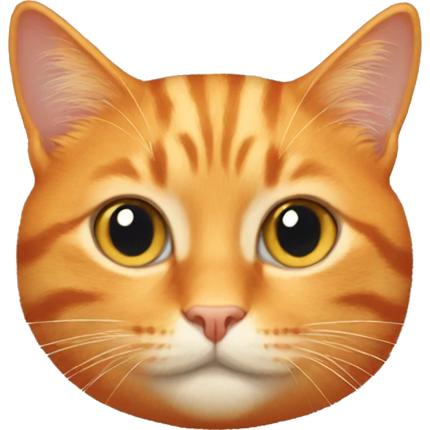 Orange cat emoji