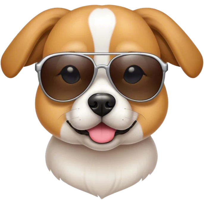 dog wearing sunglasses emoji
