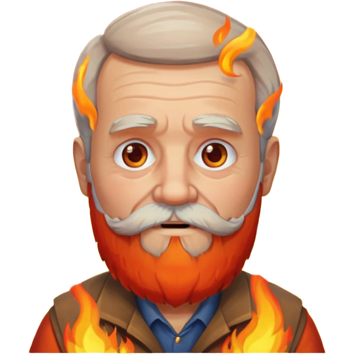 🔥🧓 emoji