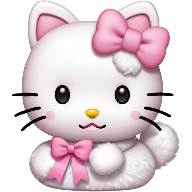 Hello kitty with question mark  emoji