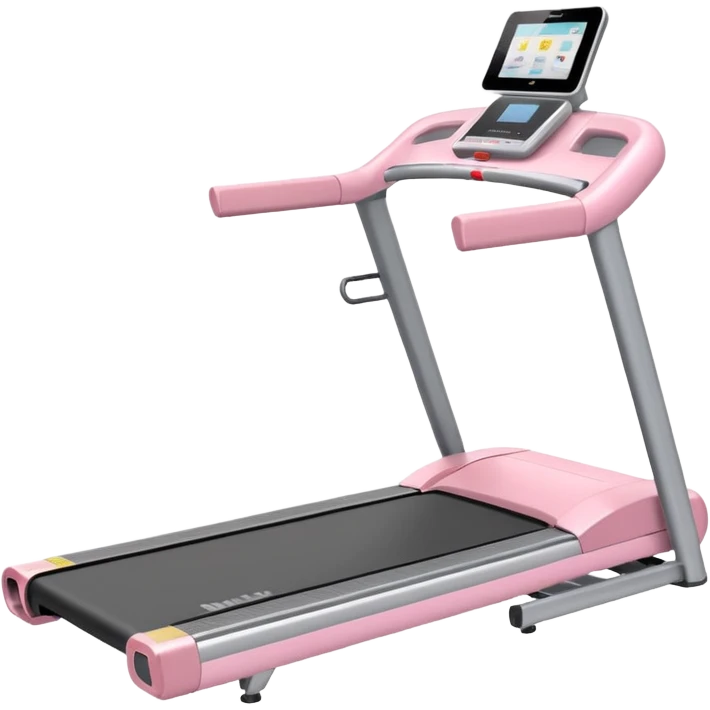 Create a pastel pink treadmill  emoji