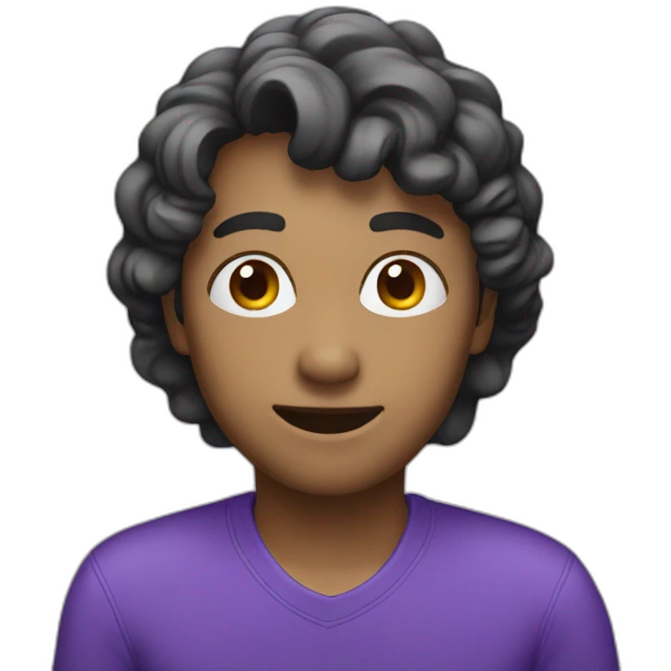 Video purple emoji