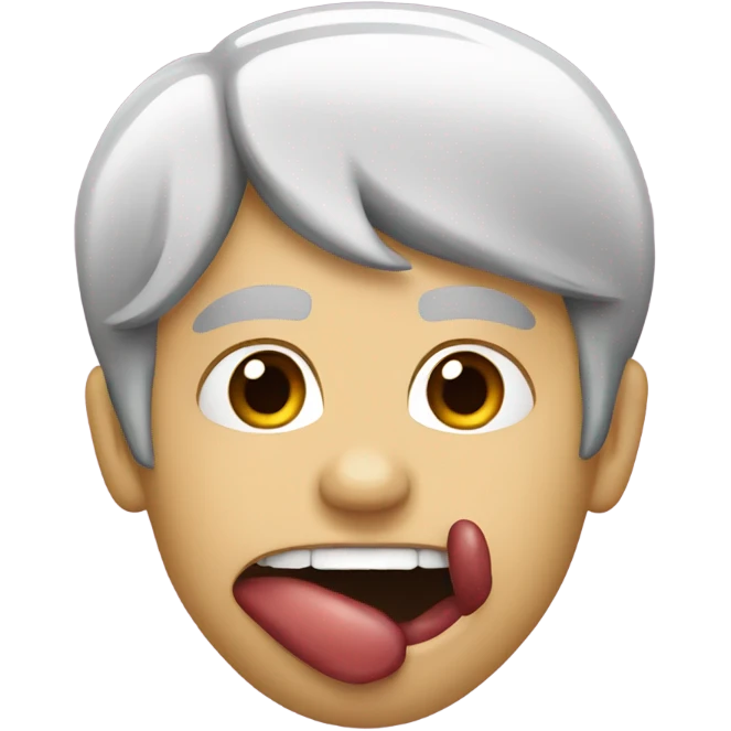 Person Bitting there lip  emoji