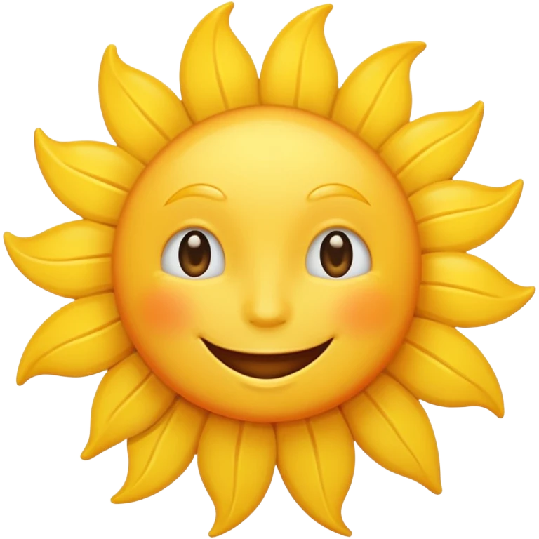 Sun with smile
 emoji