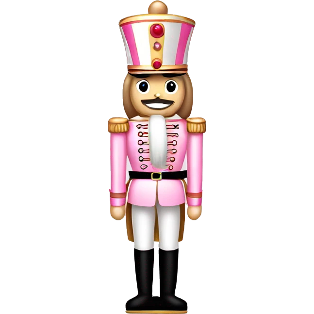 Light pink nutcracker emoji