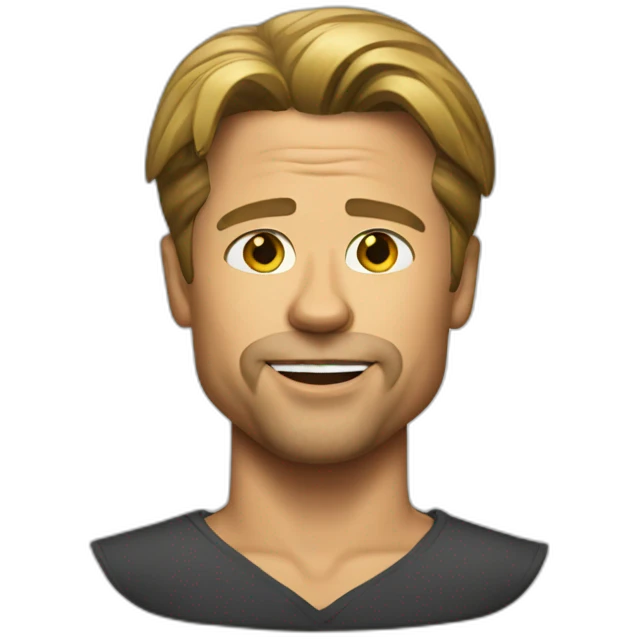 Brad Pitt emoji