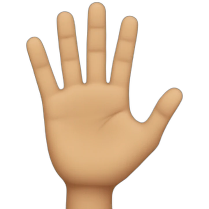 4 finger salute emoji