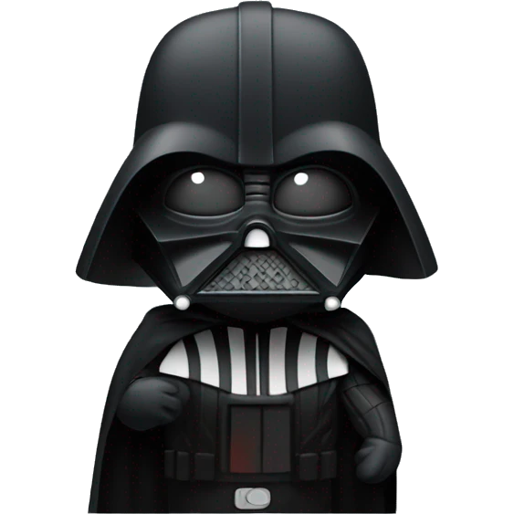 Darty vader with micro emoji